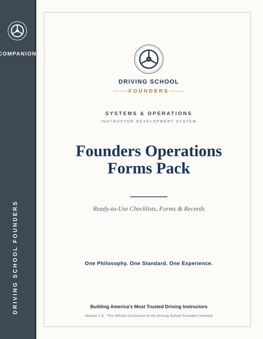 Founders Operations Forms Pack cover