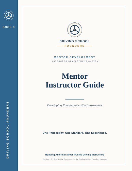 Mentor Instructor Guide cover